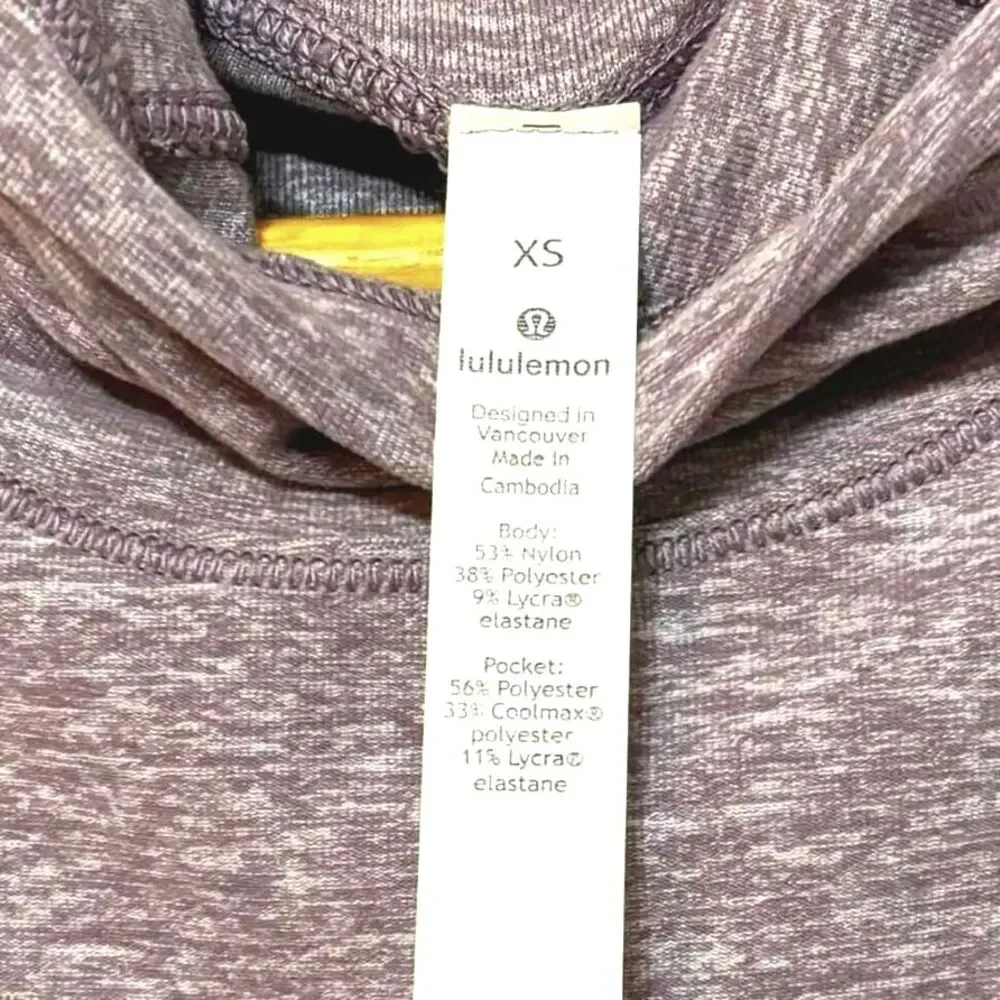 Lululemon Ready To Rulu Hoodie Heathered Frosted Mulberry
